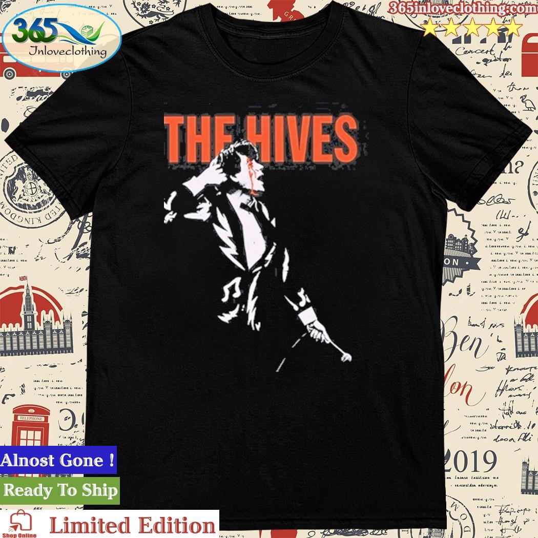 Official the Hives The Death Of Randy Fitzsimmons Album Bleeding Pelle Shirt