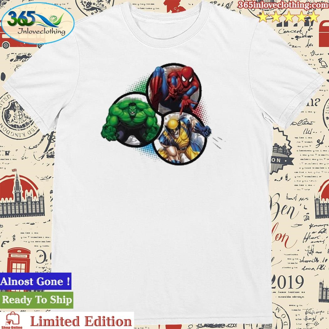 Official thenerdspider Marvel's Trinity Shirt