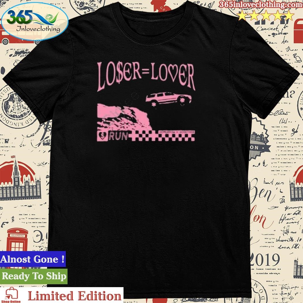 Official tomorrow X Together Lollapalooza Loser = Lover Run T Shirts
