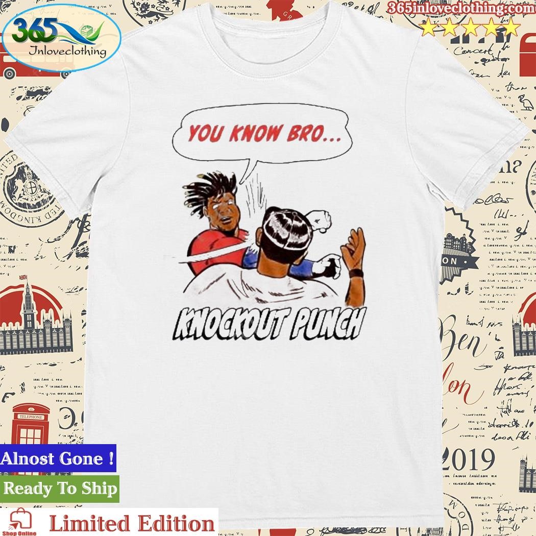 Official you Know Bro Ko Knockout Punch Shirts