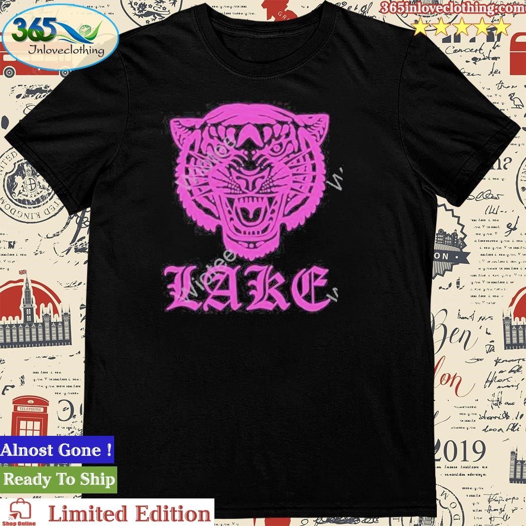 Pink Lion Vintage Black Shirt