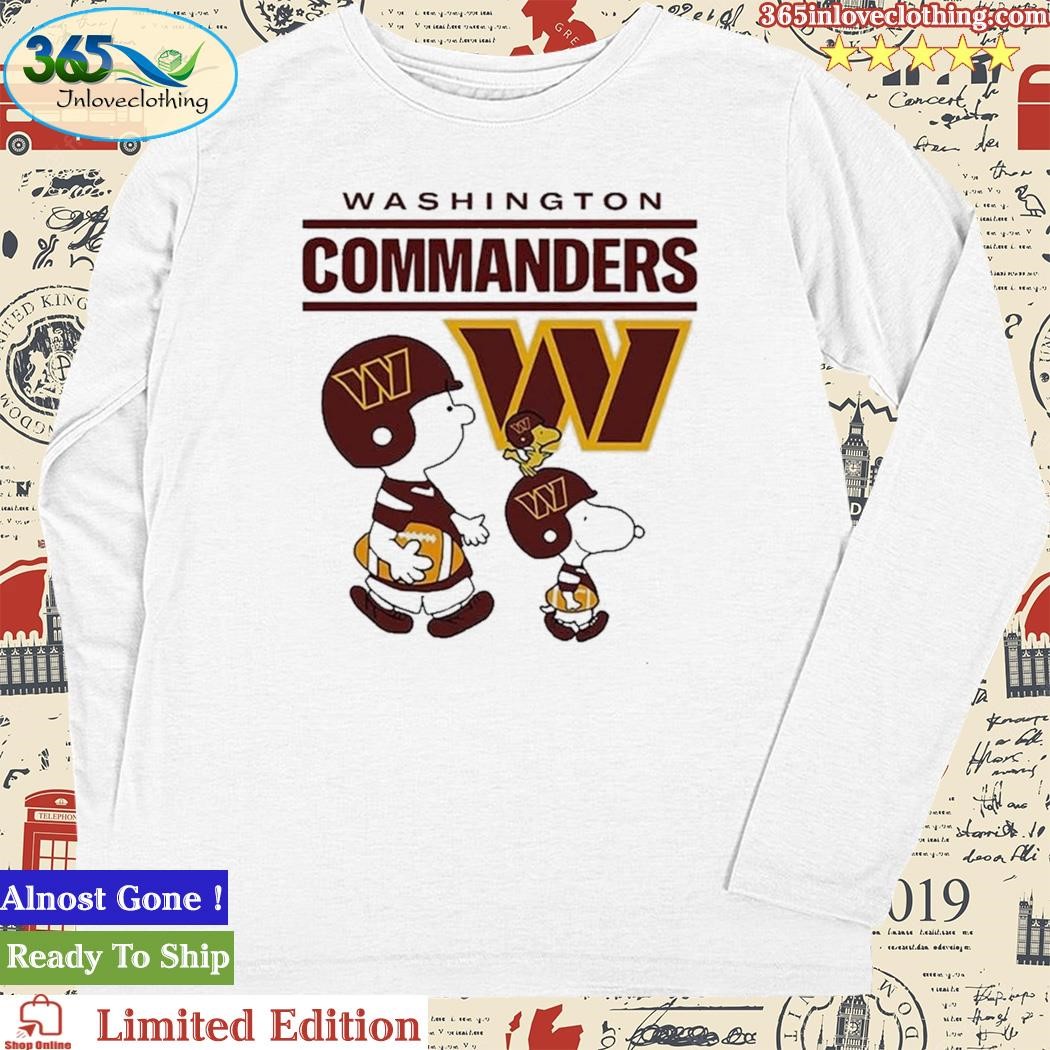 Washington Commanders Snoopy Charlie Brown Shirt