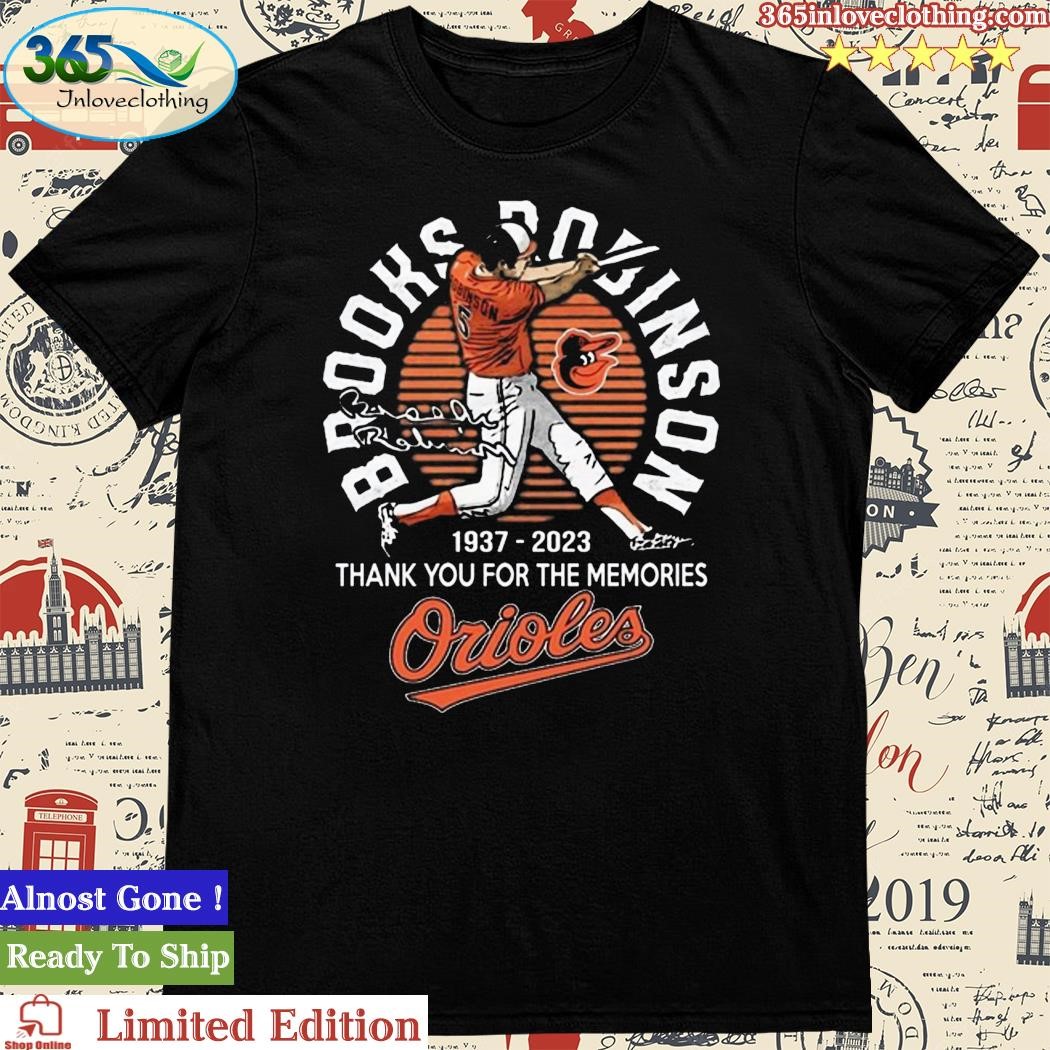 Baltimore orioles homage orange hand drawn logo tri-blend shirt