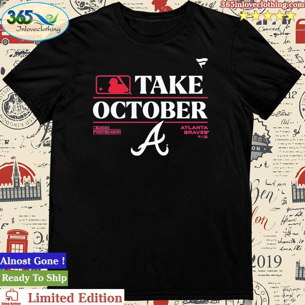 Youth Fanatics Branded Navy Atlanta Braves 2023 Postseason Locker Room T-Shirt