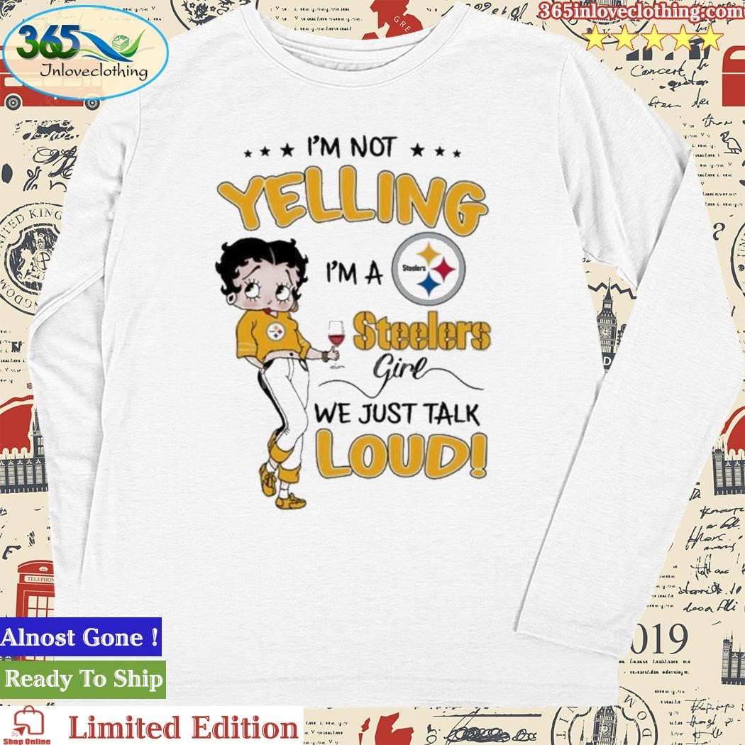 Betty Boop Pittsburgh Steelers Shirt - High-Quality Printed Brand