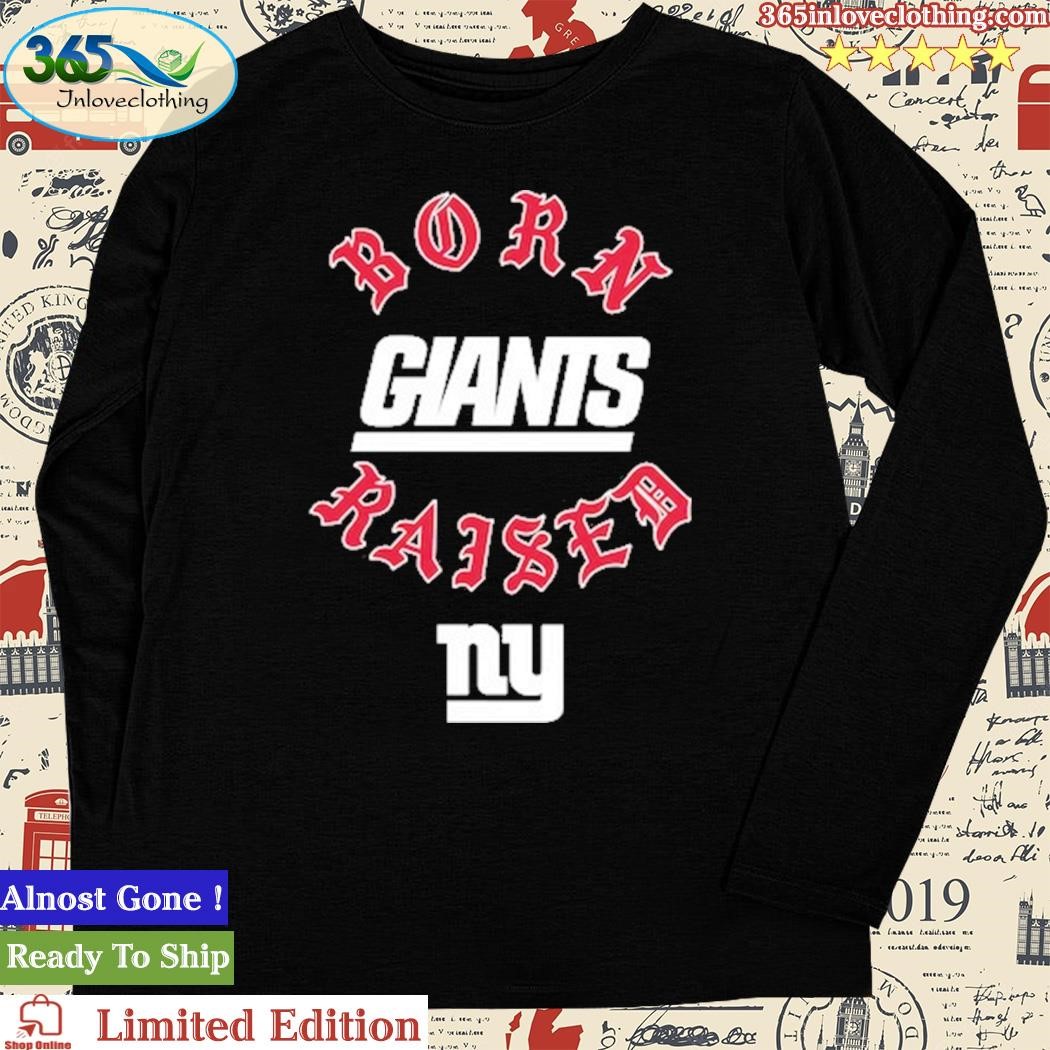 Unisex Born x Raised Royal New York Giants Pullover Hoodie Size: 3XL