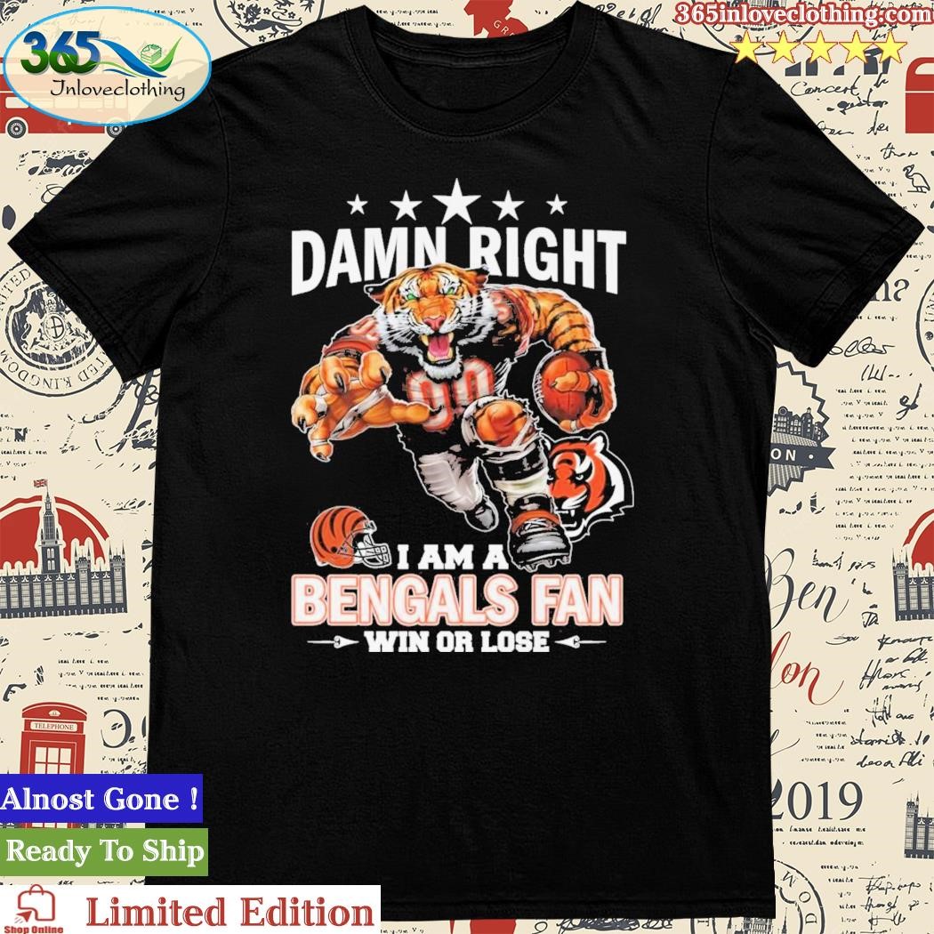 Cincinnati Bengals Retro Mascot Fan Design T-Shirt sublime t shirt