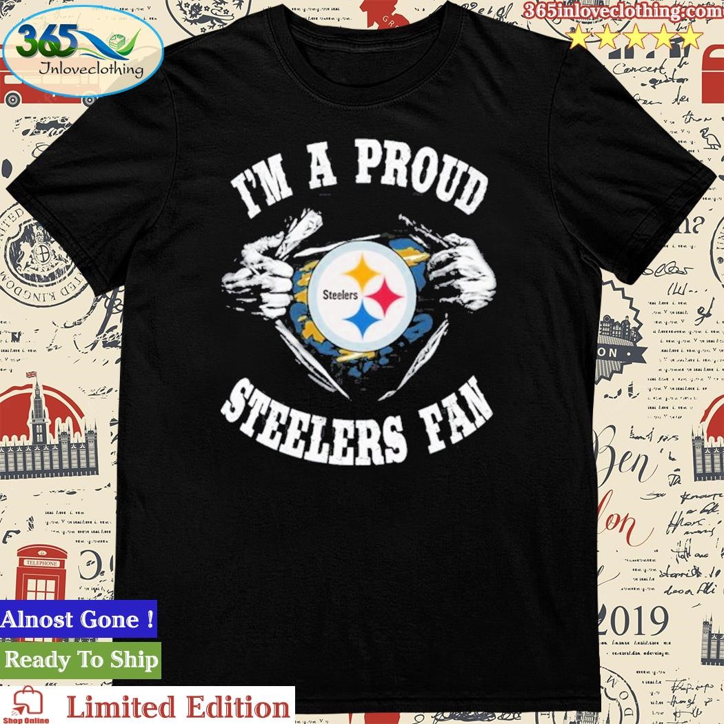 I'm a proud Steelers fan Steelers logo inside me shirt, hoodie, sweater and  v-neck t-shirt