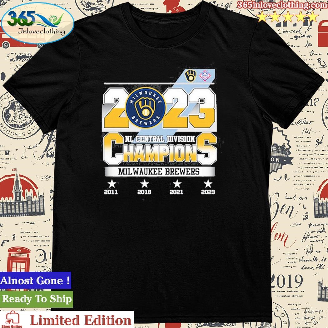 Brewers 2023 NL Central Division Champions Milwaukee Brewers Shirt