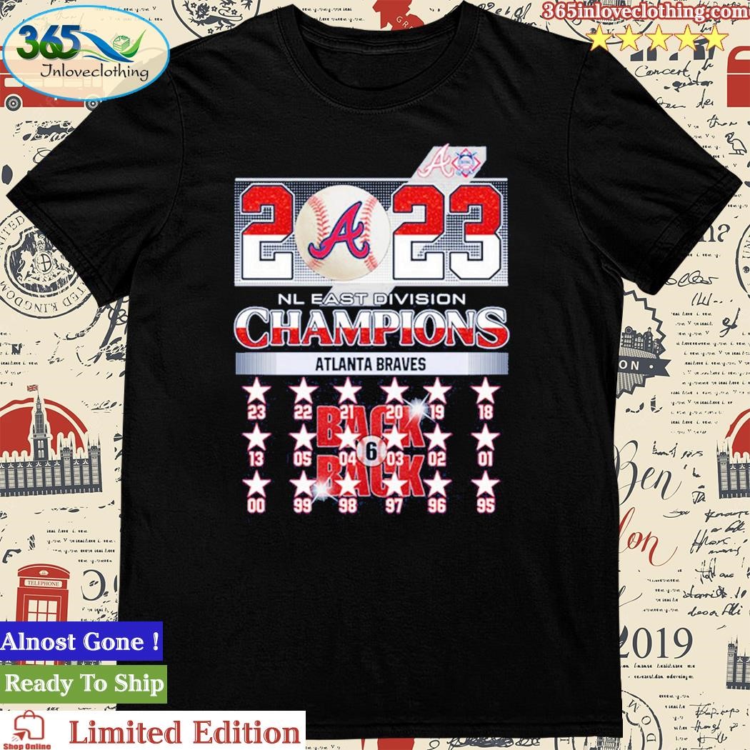 Official Atlanta Braves 2023 NL East Division Champions shirt, hoodie,  sweater and long sleeve