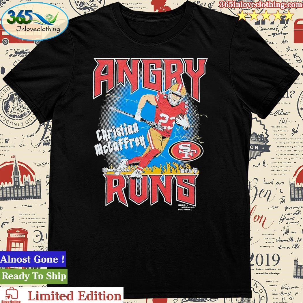 Official Angry Runs 49ers Christian Mccaffrey Shirt,tank top, v-neck for  men and women