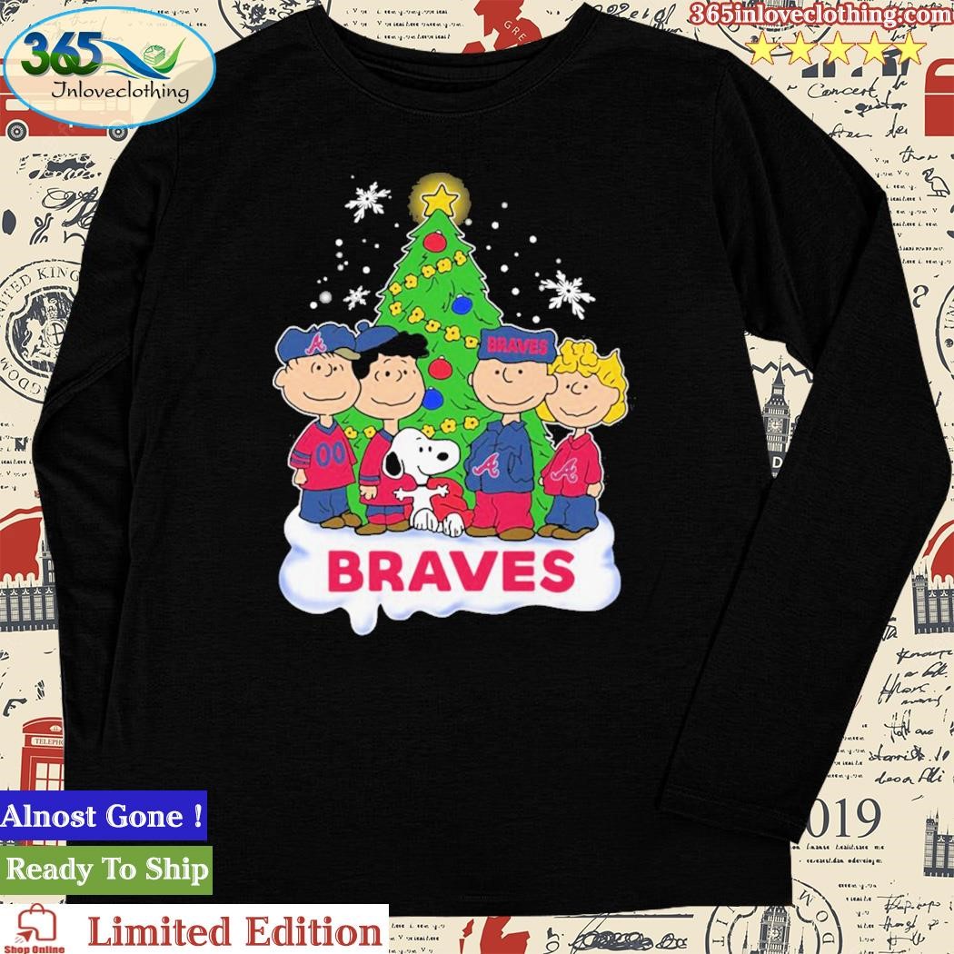 Atlanta Braves Snoopy Peanuts Christmas Shirt, hoodie, sweater and