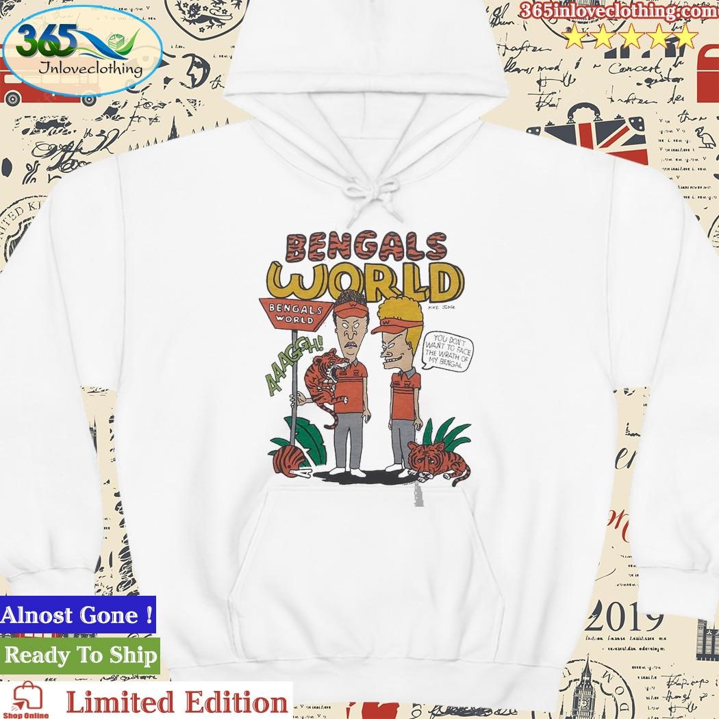 Beavis And Butthead x Cincinnati Bengals World T-Shirt, hoodie