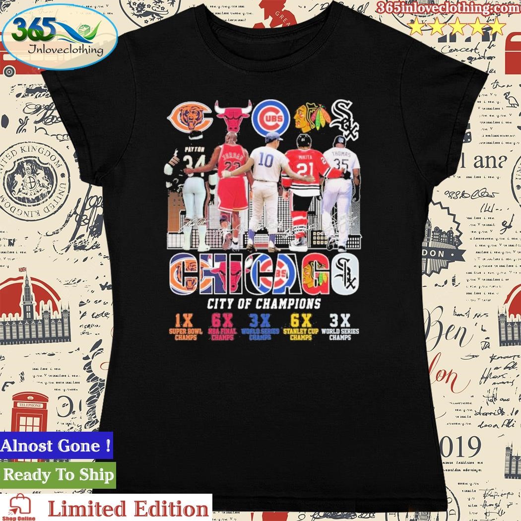 Chicago Bears Cubs Bulls White Sox Blackhawks City Of Champions