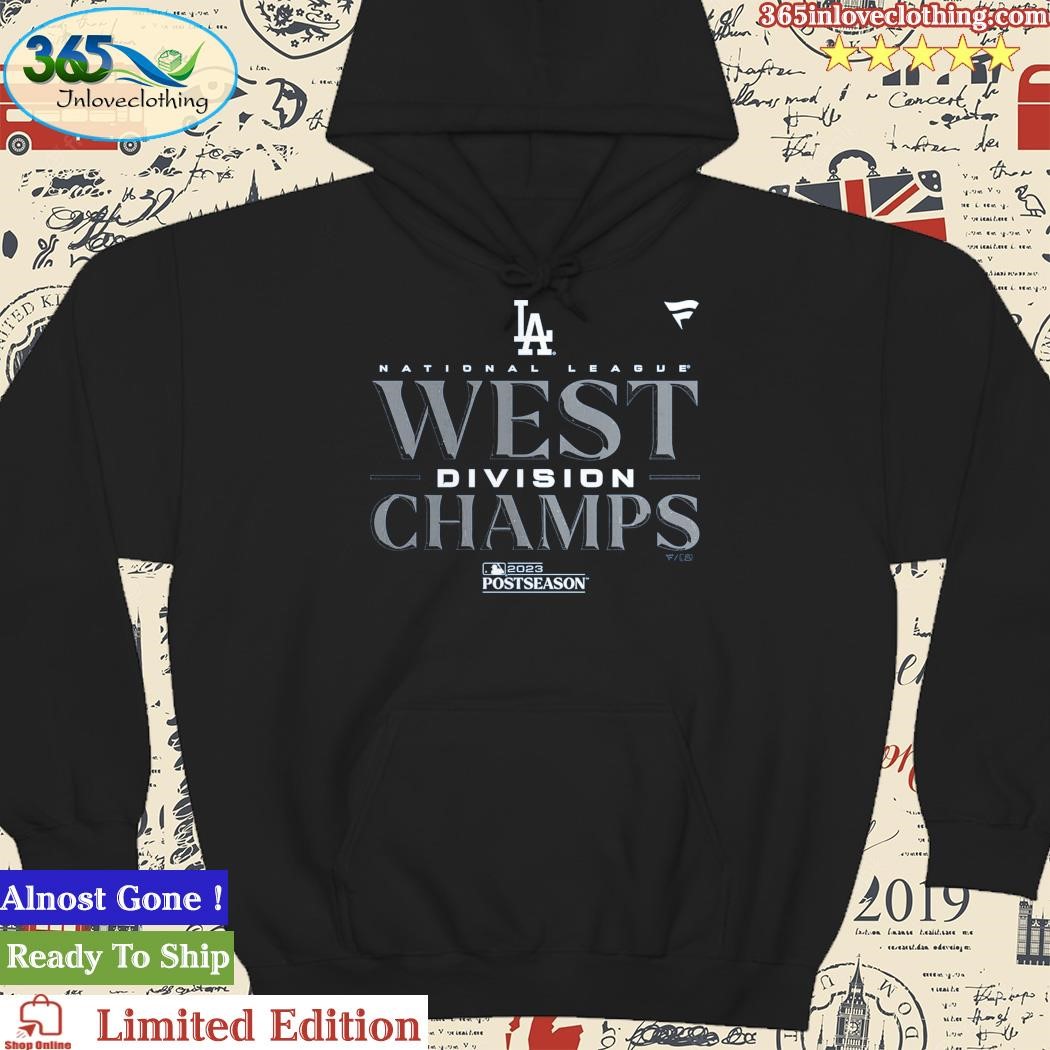 Official Los Angeles Dodgers Fanatics Branded 2023 Nl West Division  Champions Locker Room T-Shirt, hoodie, sweater, long sleeve and tank top