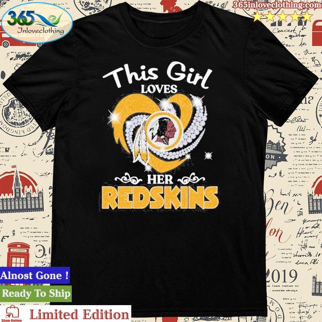 Washington Redskins Big Logo Women's V-Neck Ugly Sweater by