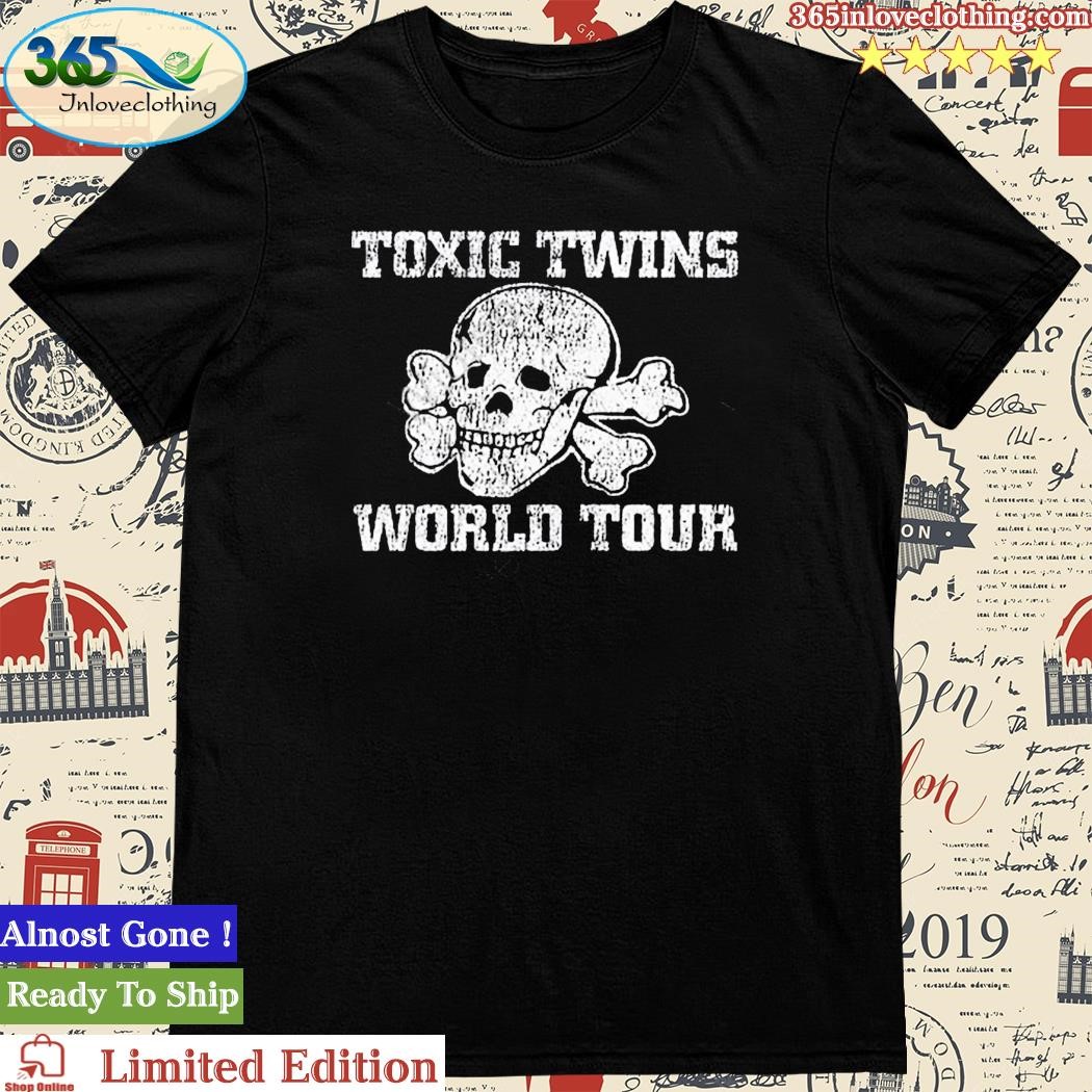 Official aerosmith Toxic Twins World Tour T Shirt