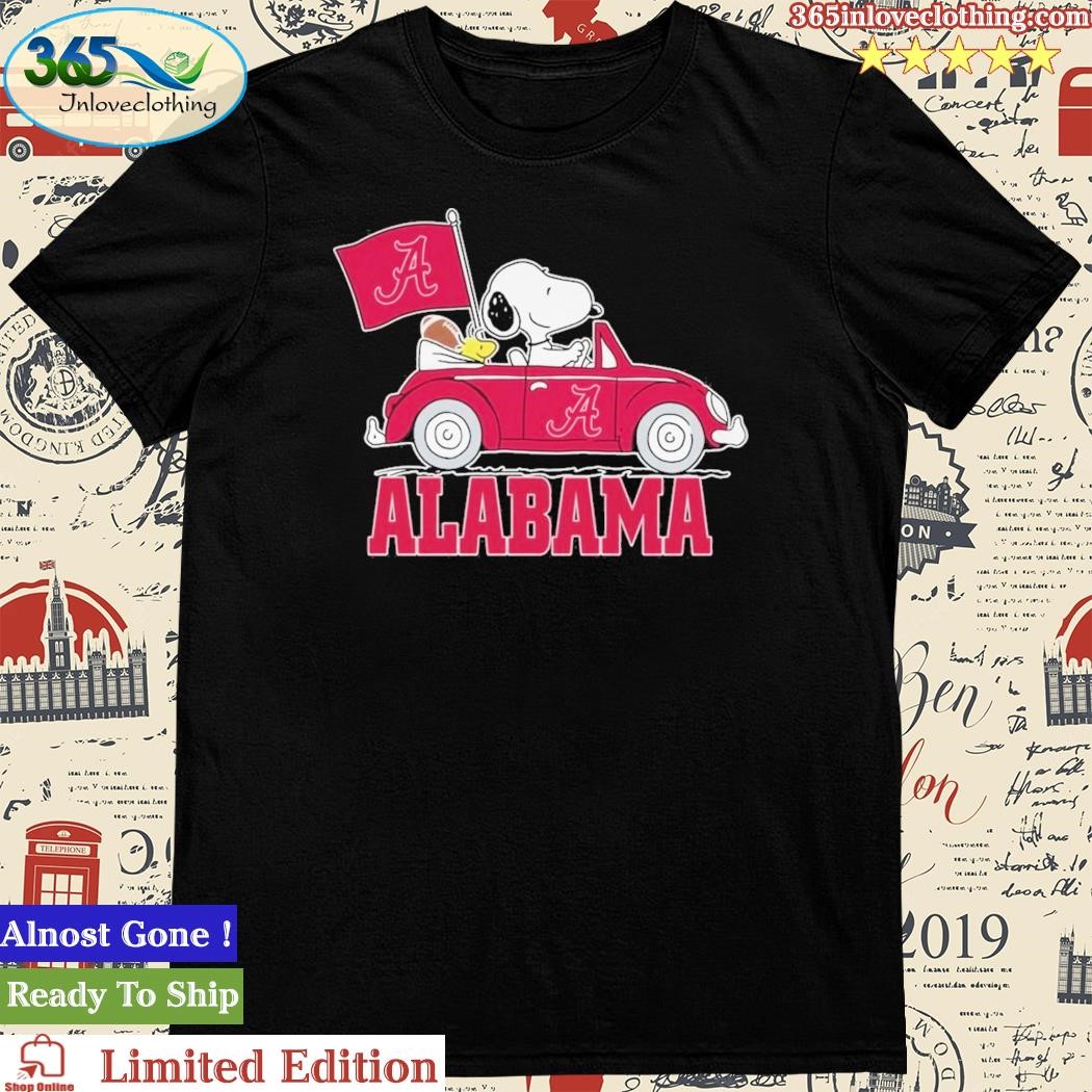 Official alabama Snoopy Cartoon Sports T-Shirt
