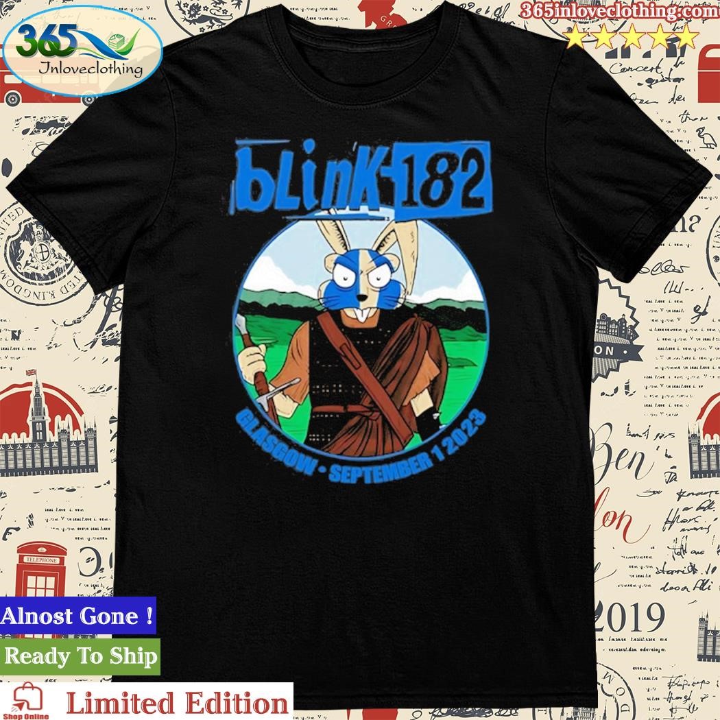 Official blink-182 Ovo Hydro September 1, 2023 Glasgow, Scotland UK T-Shirt