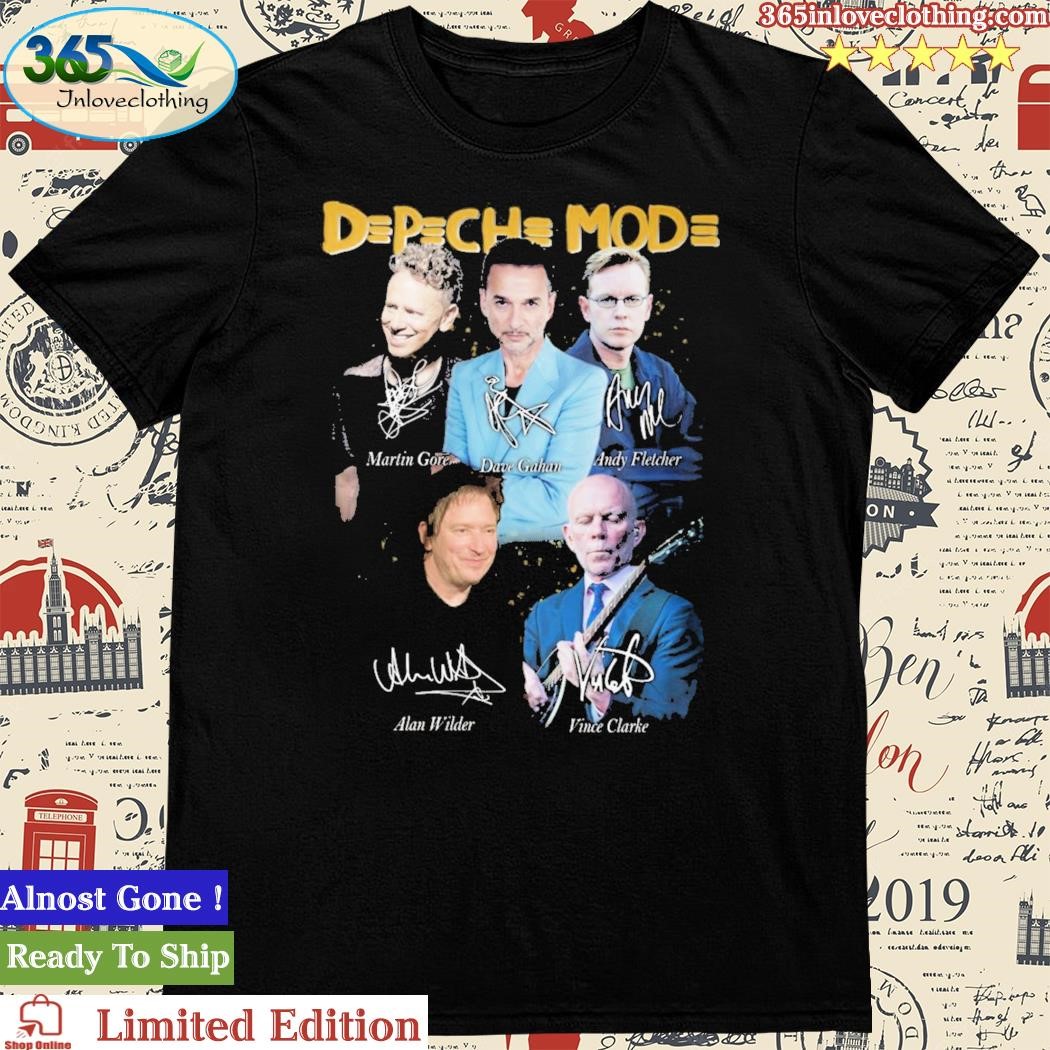 Official depeche Mode Memento Mori Signatures T-Shirt