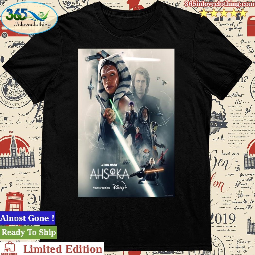 Official disney Ahsoka Releases First Poster With Anakin Skywalker Poster Shirt