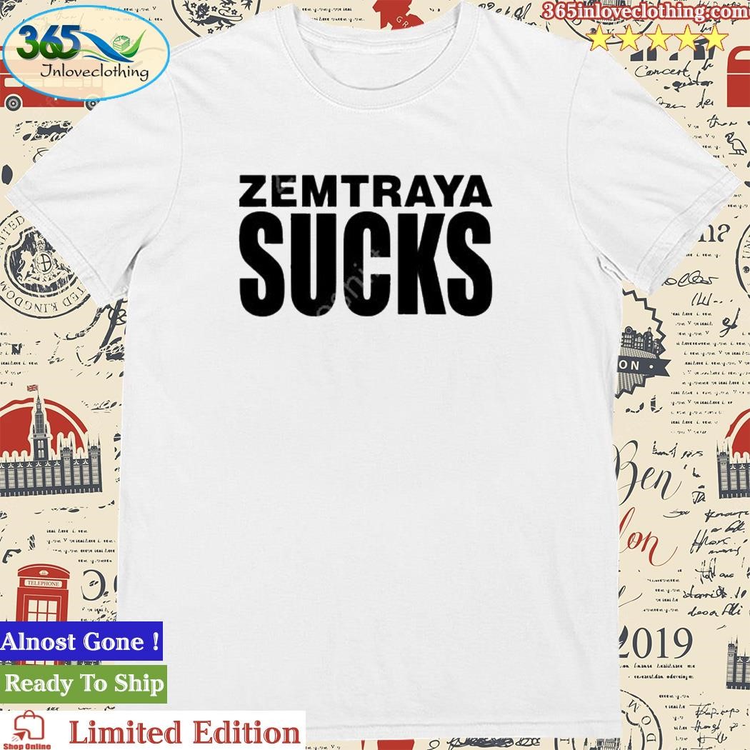 Official geega Zemtraya Merch Zemtraya Sucks Shirt