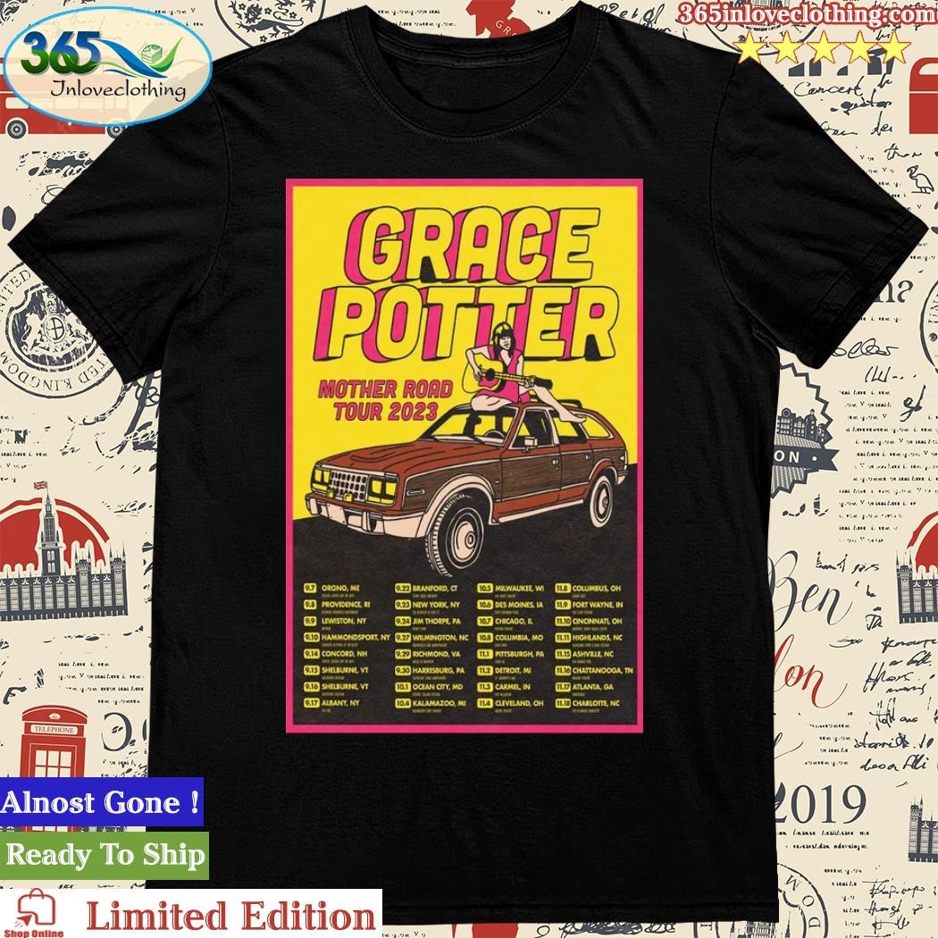 Official grace Potter Mother Road 2023 Tour Poster Shirt