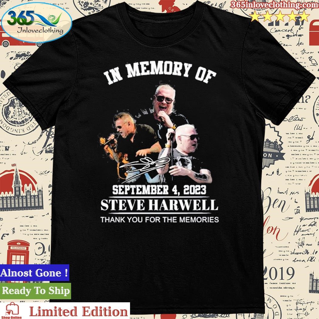 Official in Memory Of September 4, 2023 Steve Harwell Thank You For The Memories T-Shirt