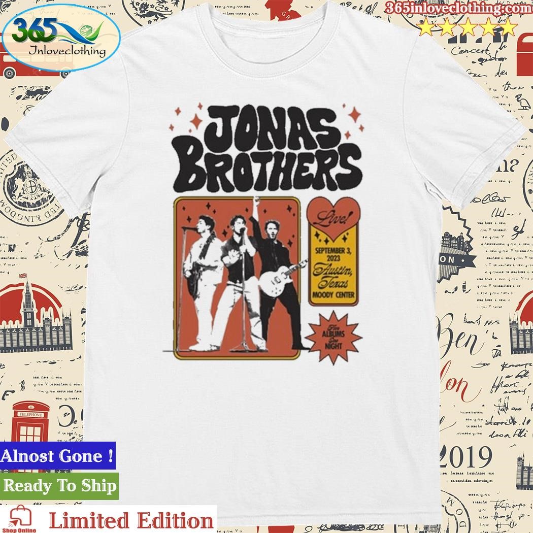 Official jonas Brothers Austin Texas 2023 Shirt