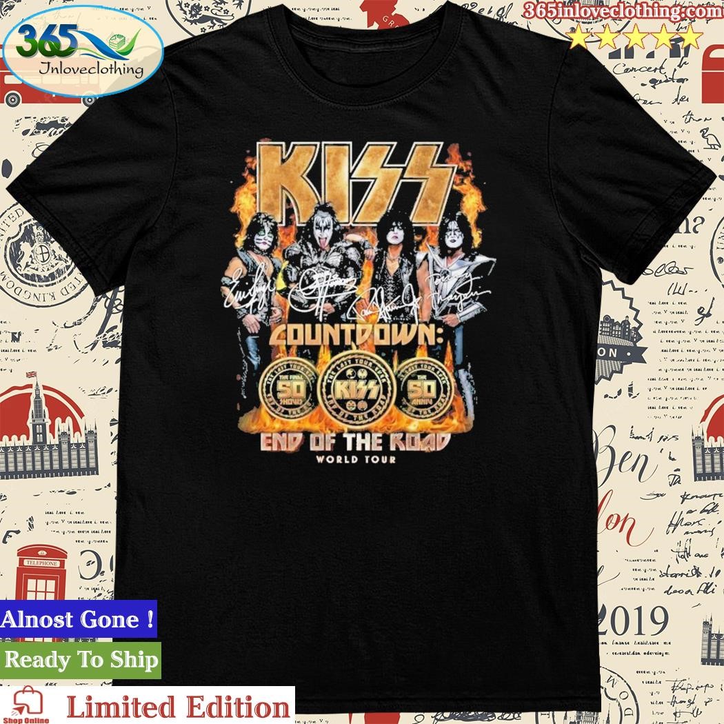 Official kiss End Of The Road Tour Shir, hoodie, sweater, long sleeve and  tank top