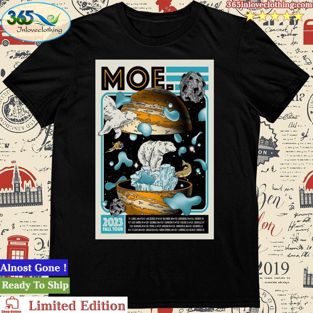 Official moe Fall Tour 2023 Limited Poster Shirt