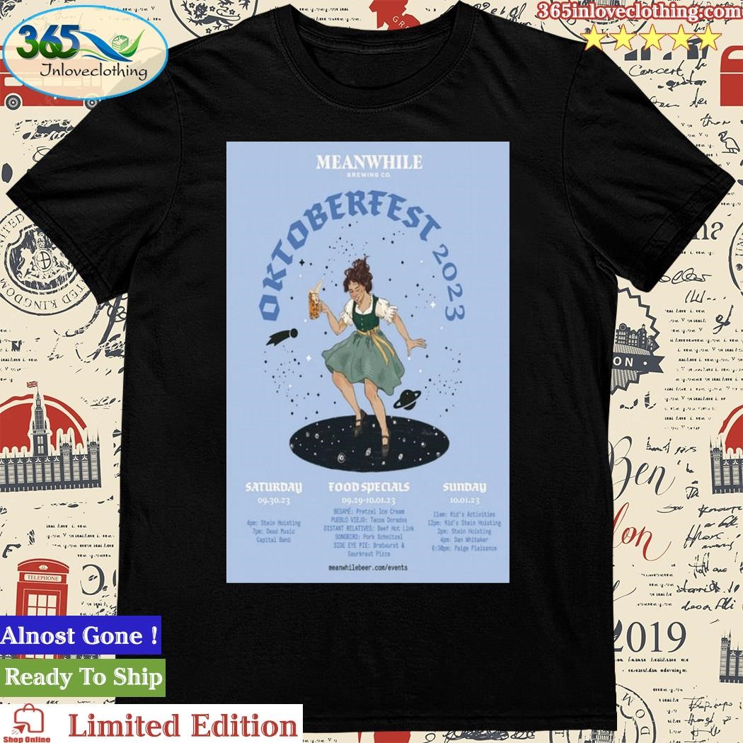 Official oktoberfest At Meanwhile Brewing Co Tour 2023 Poster Shirt