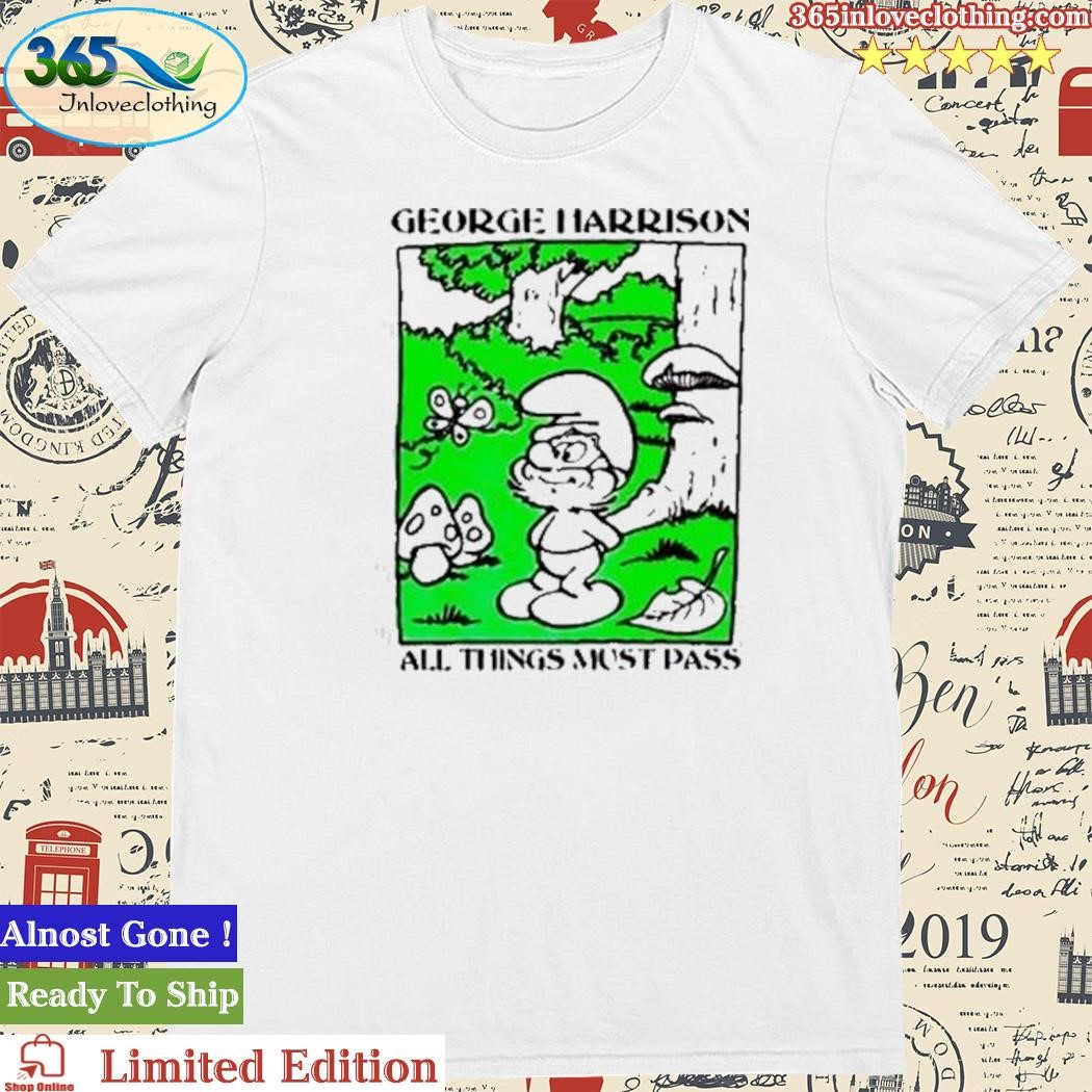 Official papa George Harrison All Things Must Pass Shirt