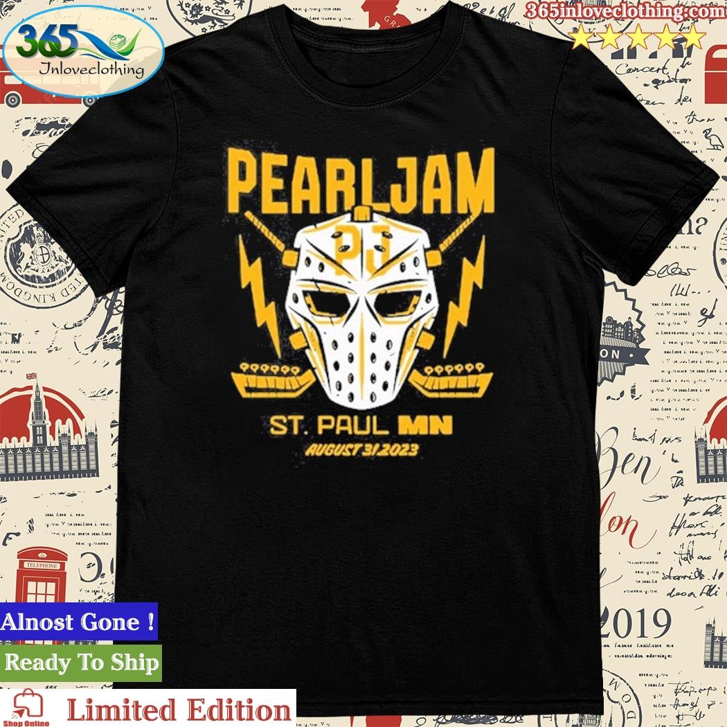 Official pearl Jam August 31, 2023 Xcel Energy Center Saint Paul, MN Shirt