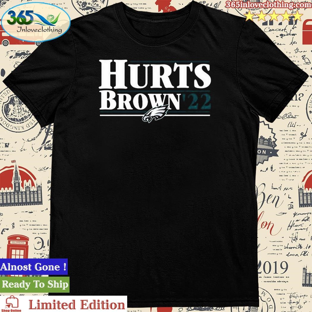 Official philadelphia Eagles Hurts Brown 22 T-Shirt
