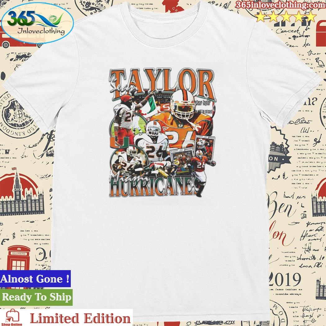 Shirts, Miami Hurricanes Sean Taylor Orange Jersey