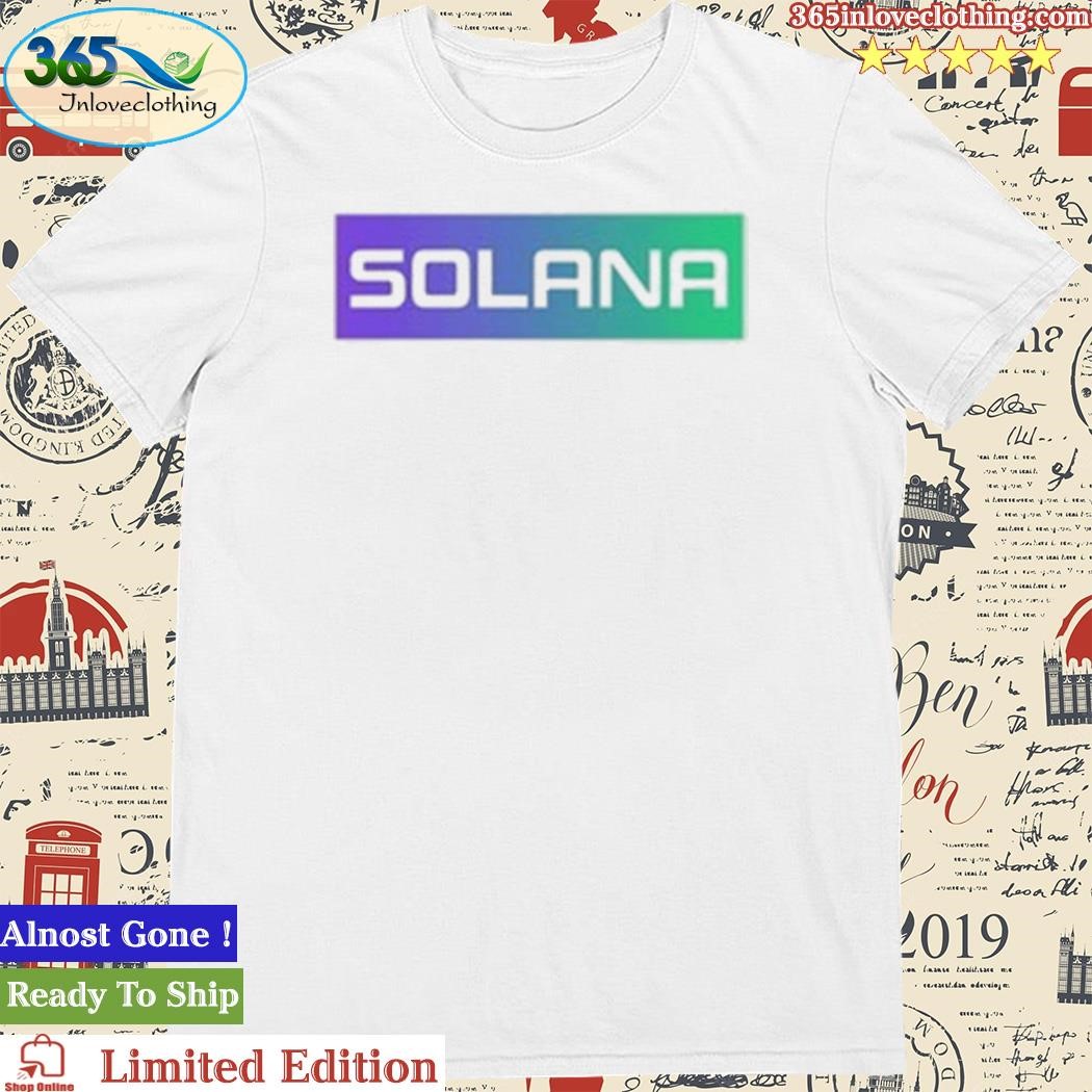 Official solana Box Logo Shirt