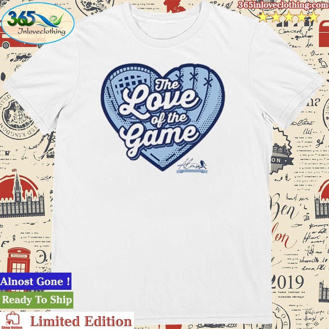 Official the Love Of The Game Alonso Foundation Shirt
