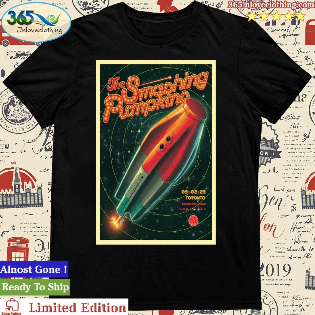 Official the Smashing Pumpkins Events 2023 September 2 Budweiser Stage Toronto, ON Poster Shirt