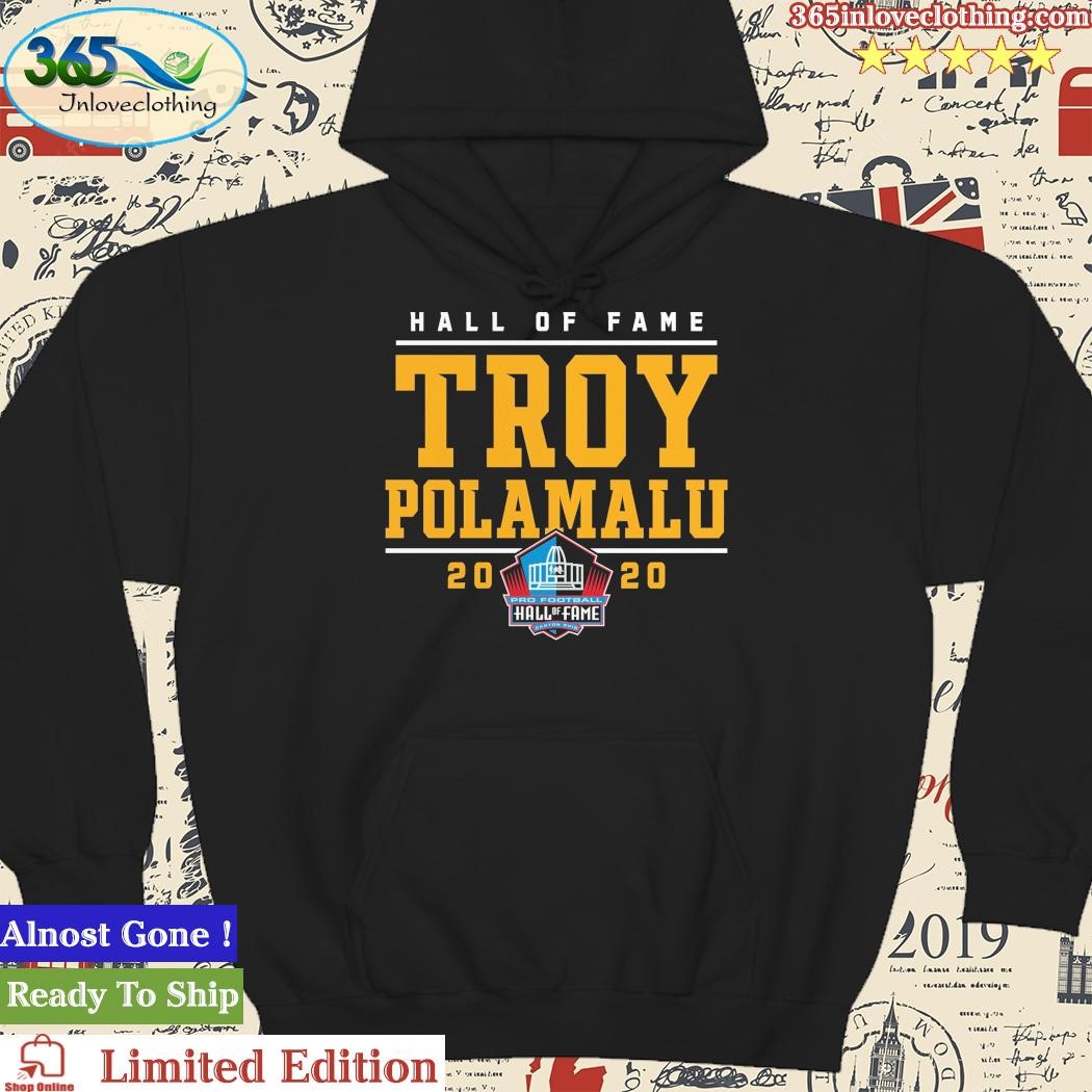 Men's Pittsburgh Steelers Troy Polamalu Fanatics Branded Black 2020 Pro  Football Hall of Fame Inductee Coach Graphic T-Shirt