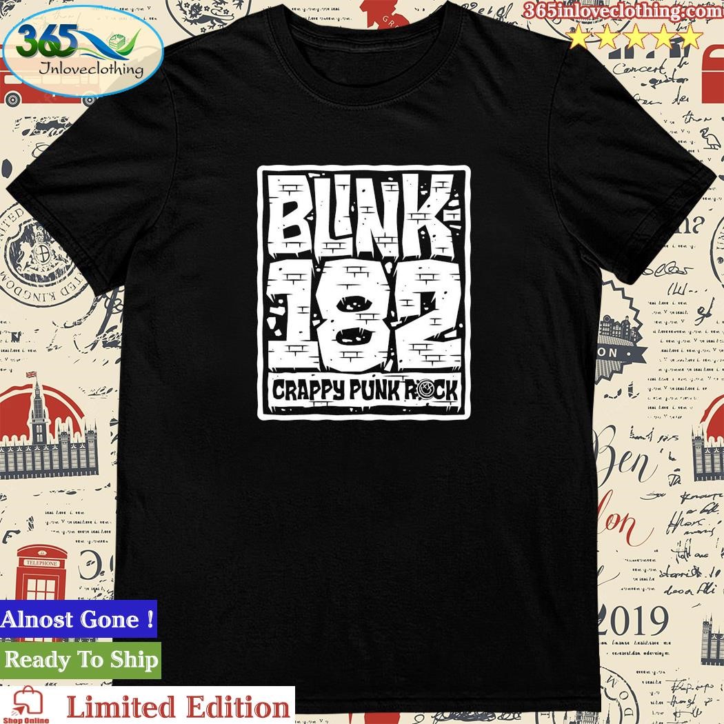 Official Blink-182 Crappy Punk Rock Shirt,tank top, v-neck for men