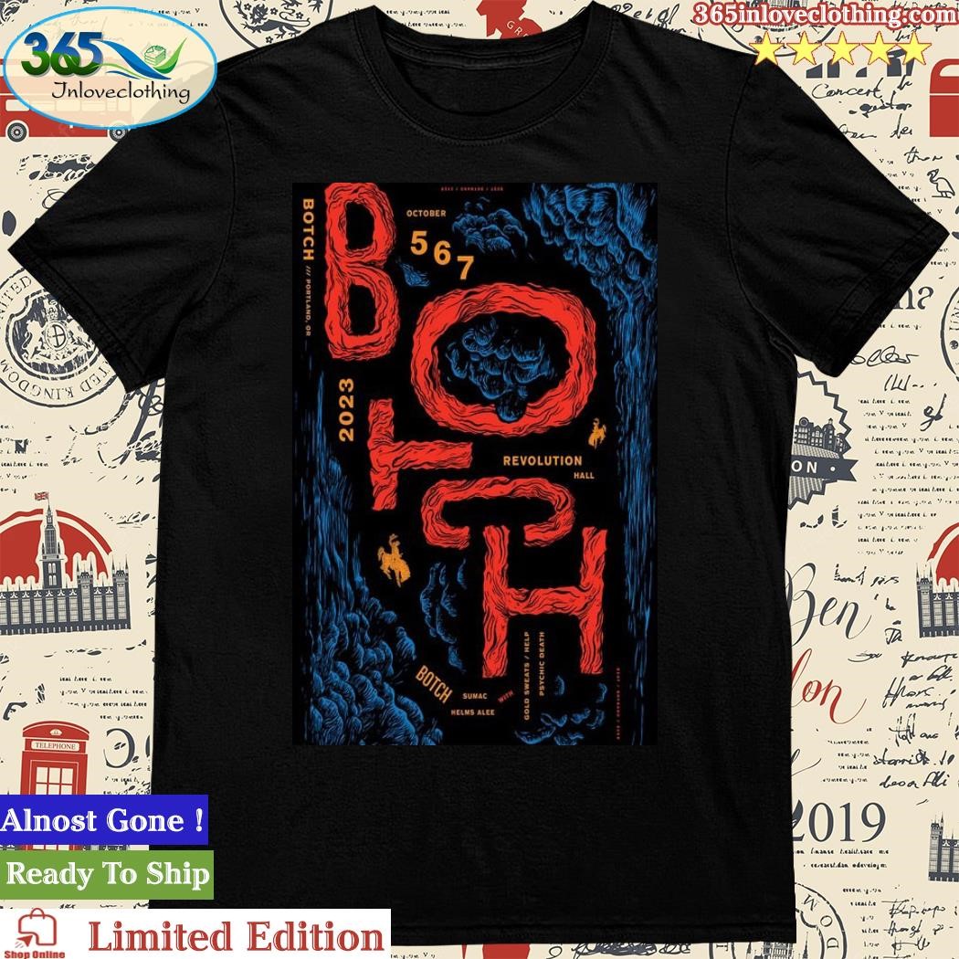 Official Botch Revolution Hall, Portland OR 10 5-6-7 2023 Poster Shirt