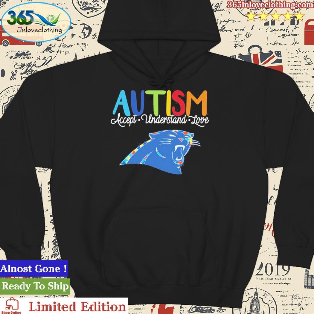 Official carolina Panthers Autism it's not a disability it's a different  ability shirt, hoodie, sweater, long sleeve and tank top