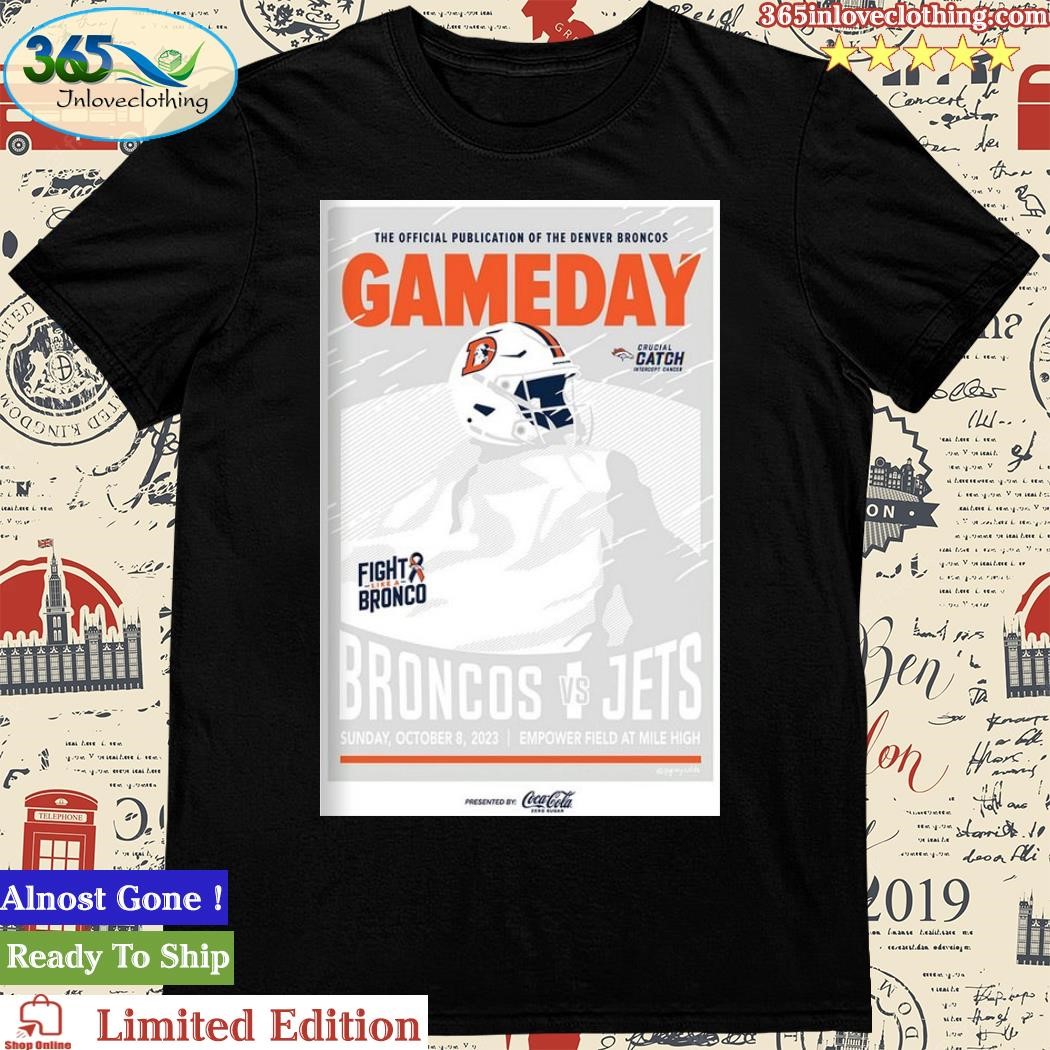 Men's Navy Denver Broncos Quick Step T-Shirt