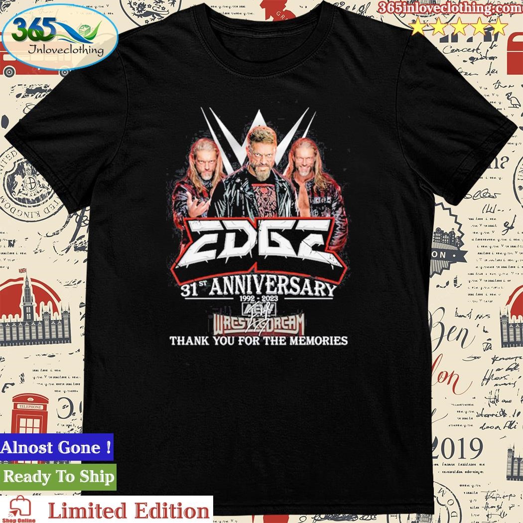 Official EDGE 31st Anniversary 1992 2023 Memories T Shirt