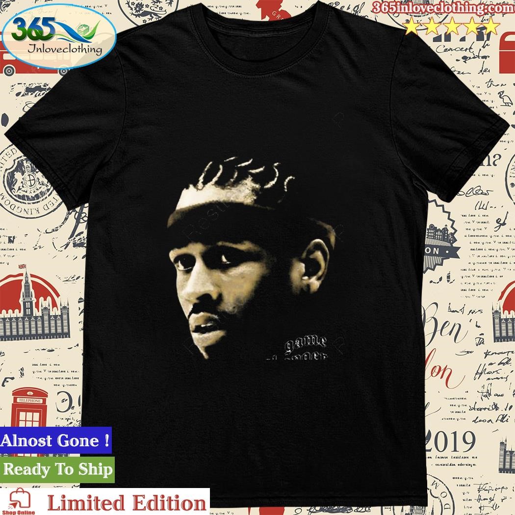 Official Game Changer Merch Big Face Allen Iverson Shirt