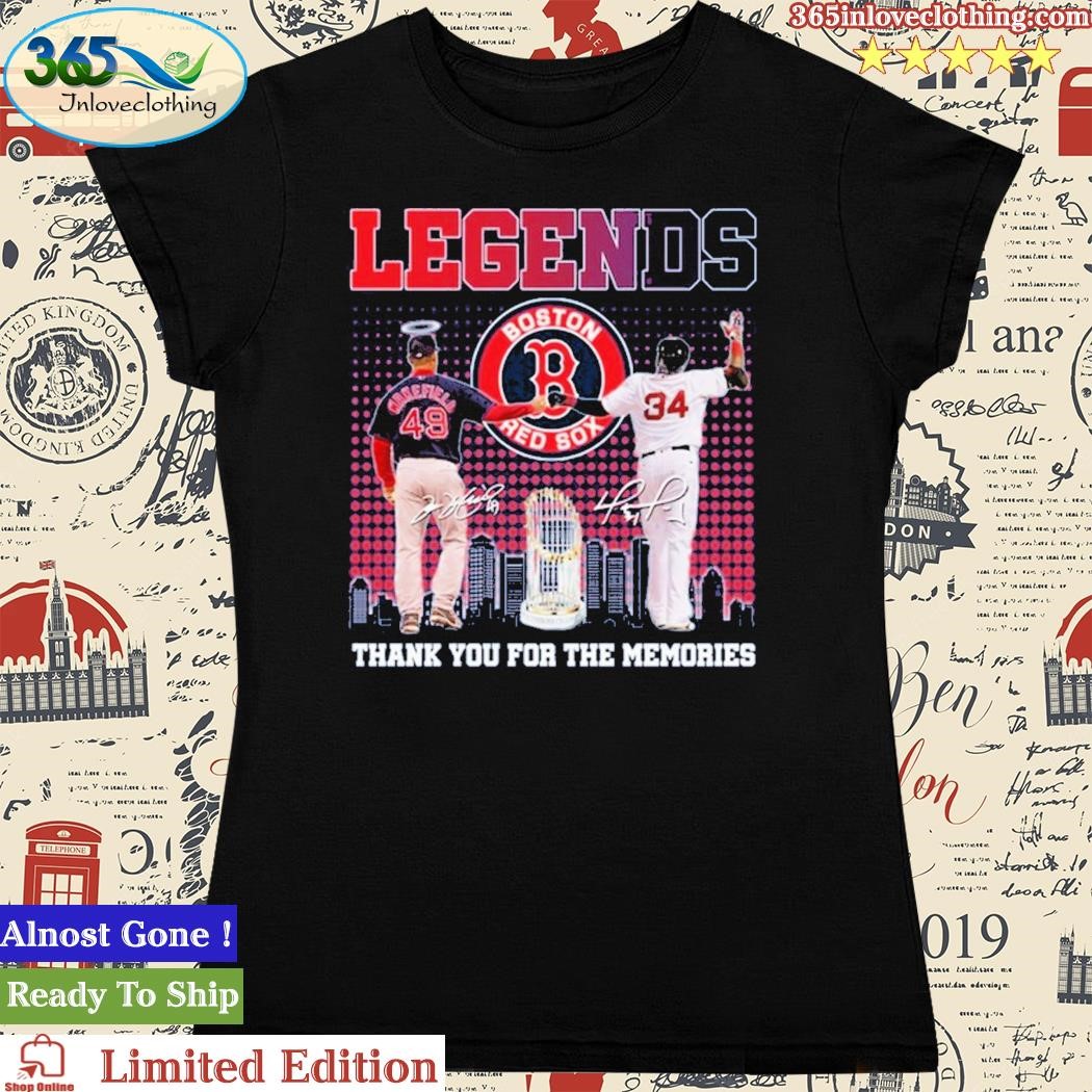 Boston Red Sox World Series Legends Thank You for the memories
