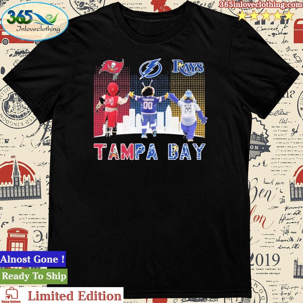 Tampa Bay Buccaneers Tampa Bay Rays Tampa Bay Lightning Mascot 2023 Shirt