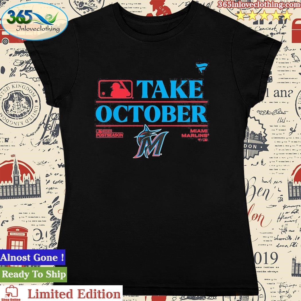 MLB Team Apparel Youth 2023 Postseason Take October Miami Marlins Locker  Room T-Shirt