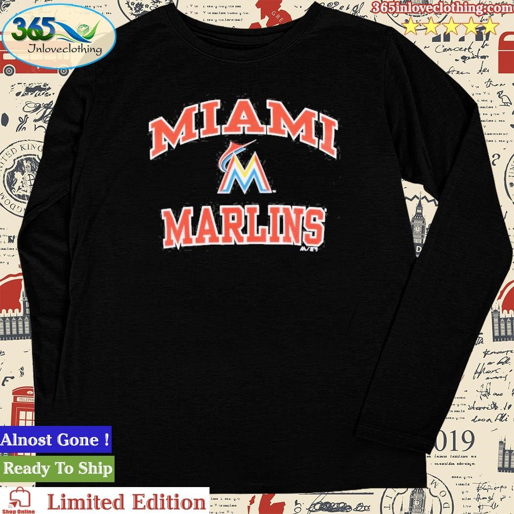 Official Miami Marlins Majestic Heart and Soul T-Shirt,tank top, v
